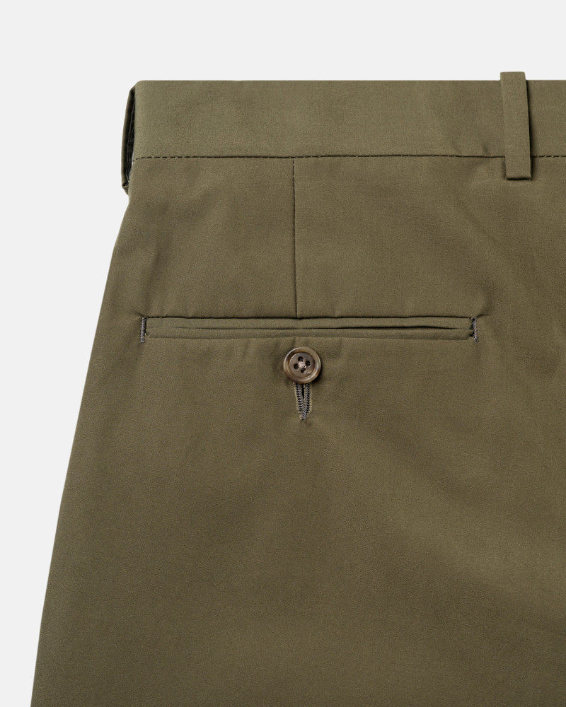 MADE-IN-CANADA SOLID OLIVE COTTON POPLIN SUIT 5
