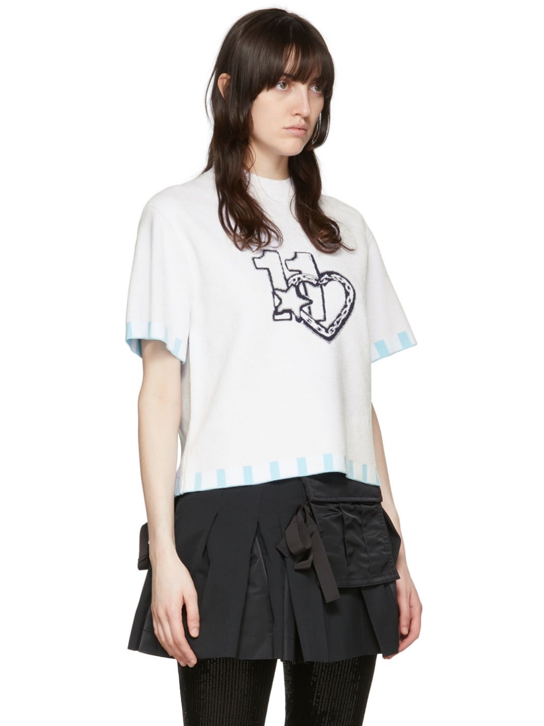 White Viscose T-Shirt - 2