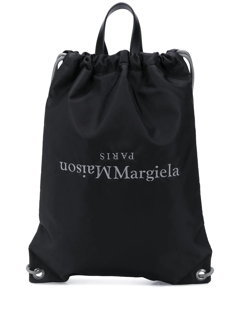 inverted logo drawstring backpack - 1