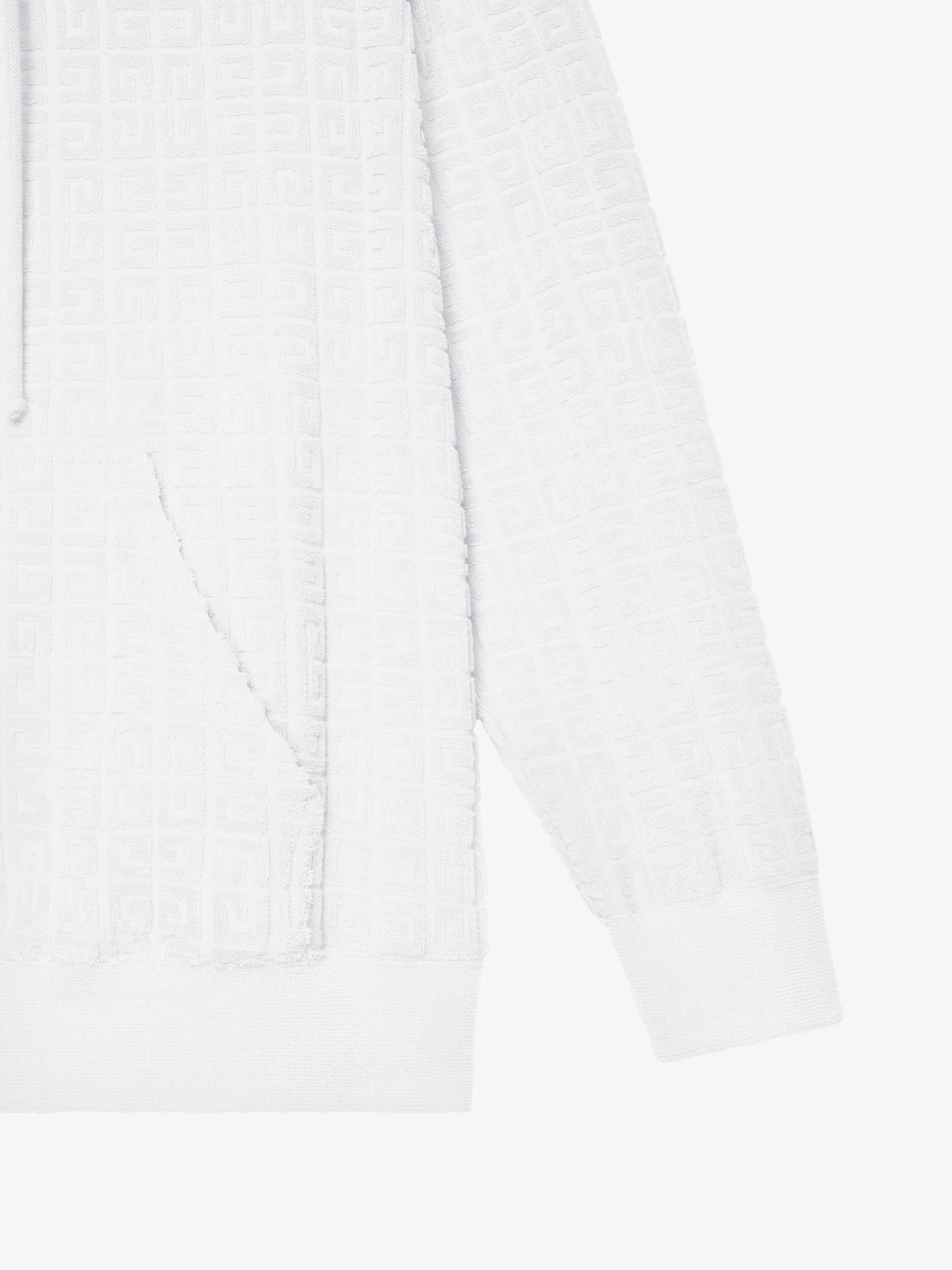 HOODIE IN 4G COTTON TOWELLING JACQUARD - 6