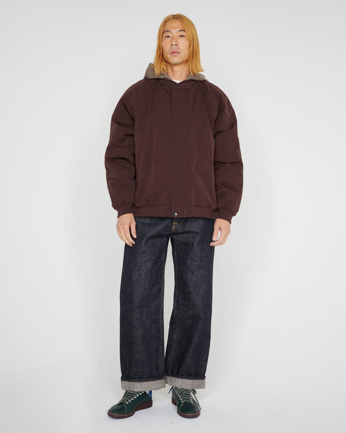 Hooded Flight Jacket - Chocolate - 10