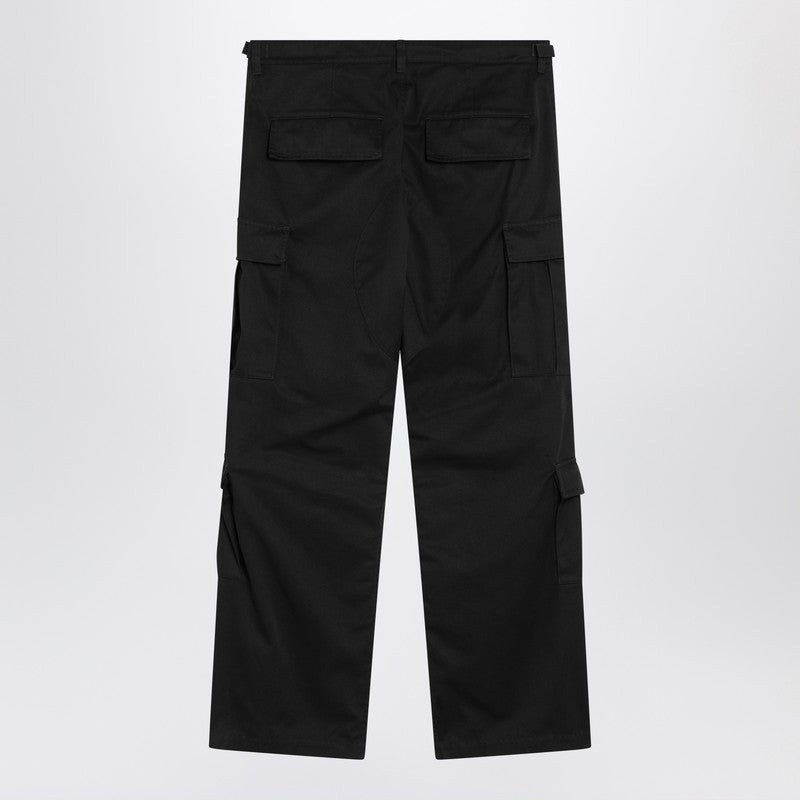 Balenciaga Black Cargo Pants In Cotton Blend Women - 2