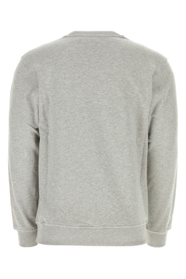 Melange grey cotton sweatshirt - 2