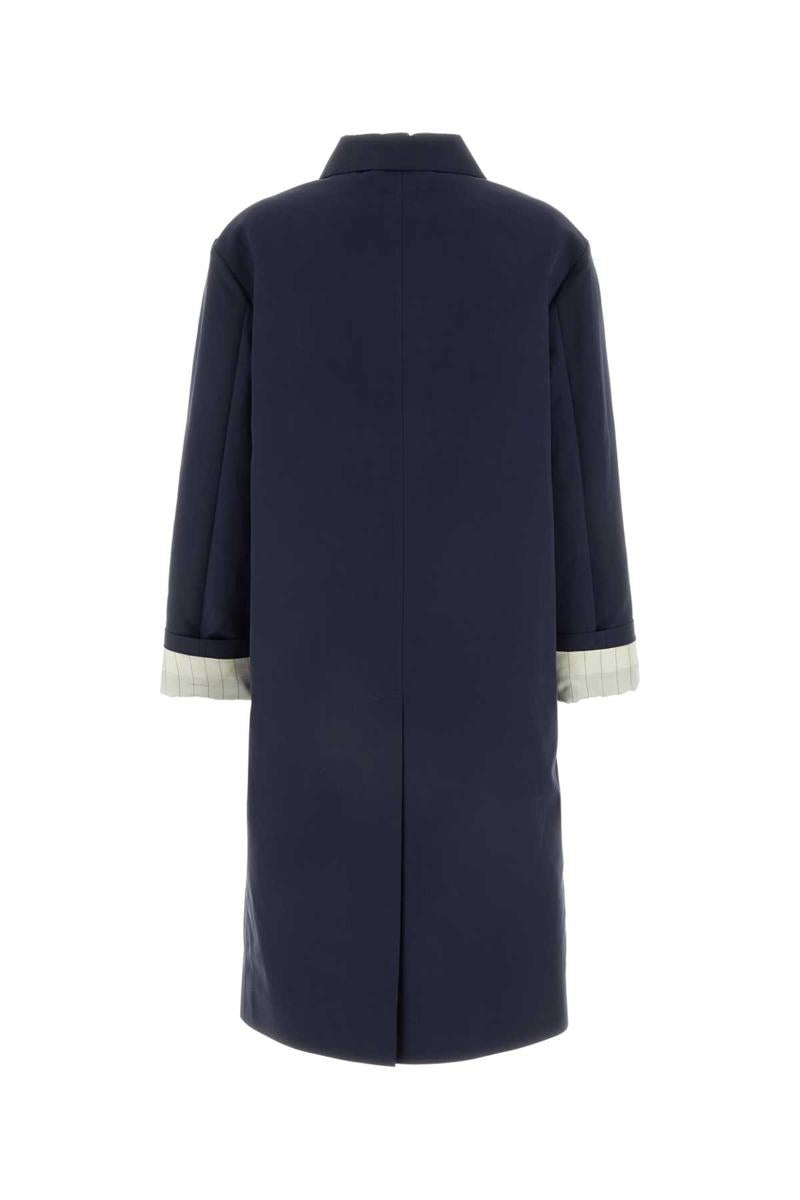 トレンチコート MIU MIU Women Trench Coats MS2019SOOO15D7 F0008 Blue Miu Miu Miu Miu Trench | baltini | REVERSIBLE