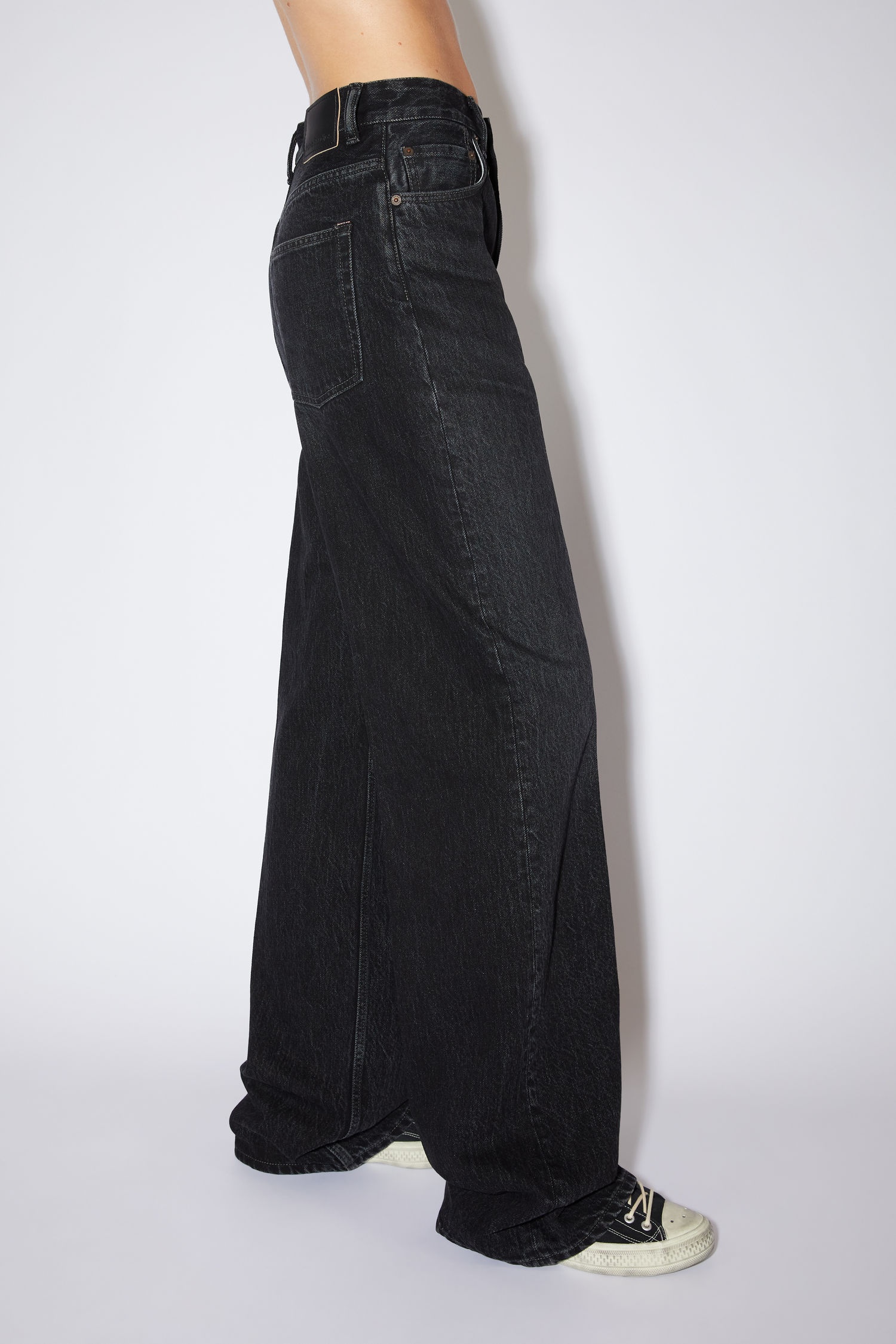 Loose bootcut jeans - Black - 4