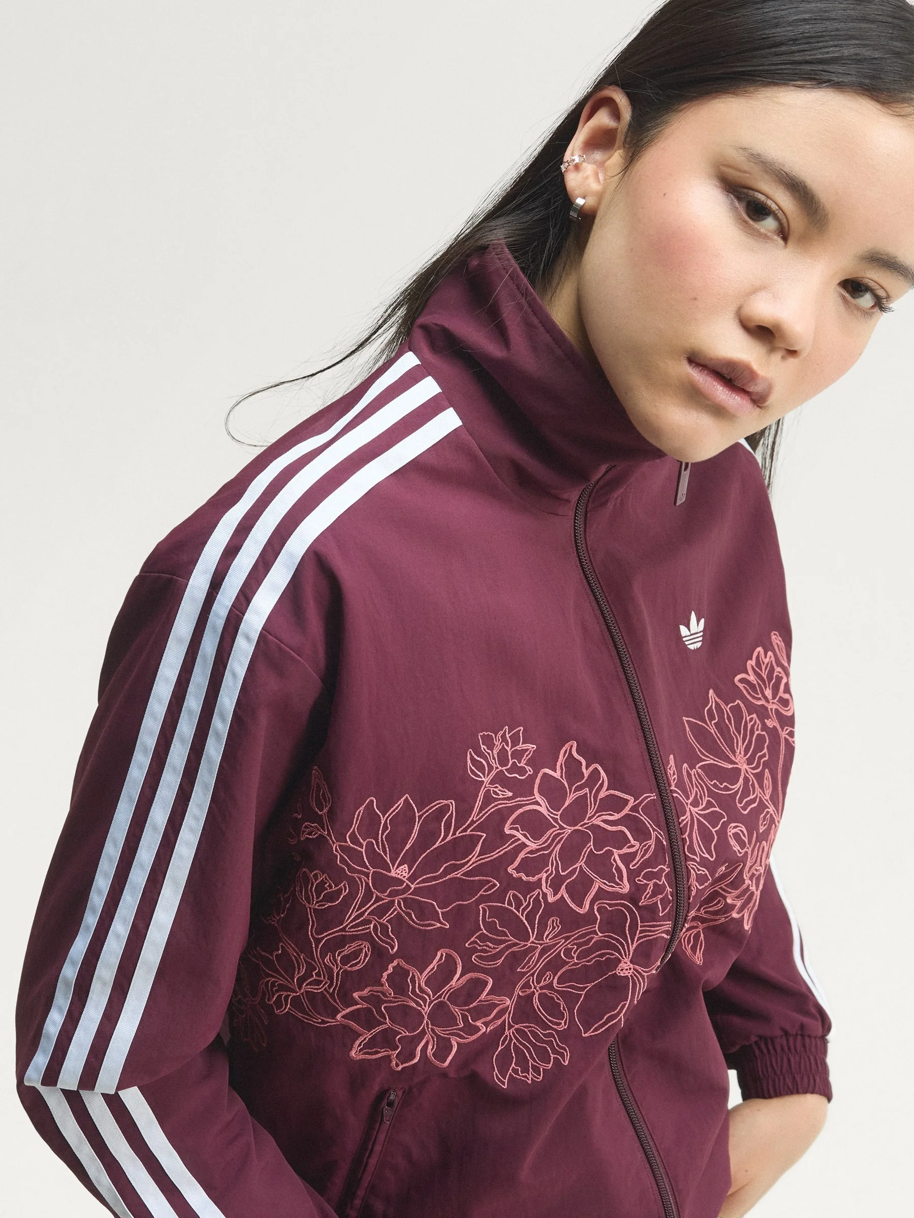 FLORAL GFX FIREBIRD LOOSE TRACK JACKET - 1
