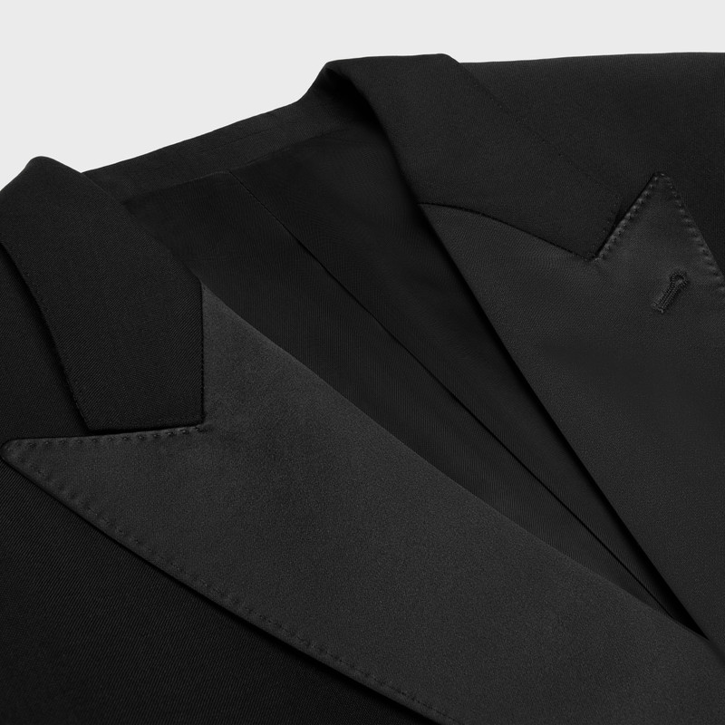 spencer boxy tux jacket in grain de poudre 3