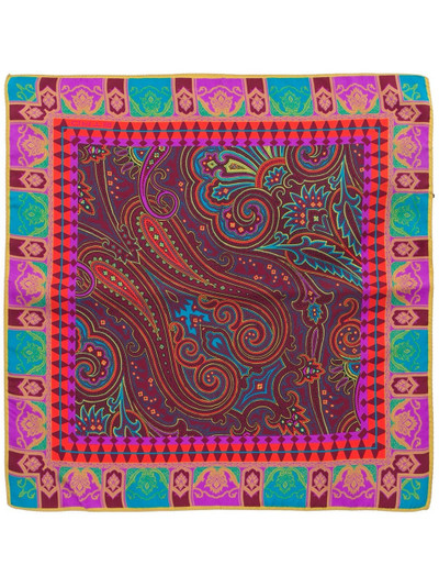 Etro paisley print scarf outlook