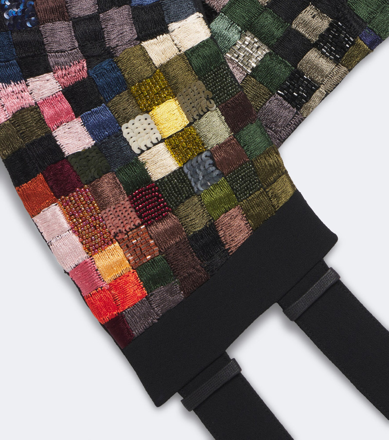Embellished patchwork belt 3