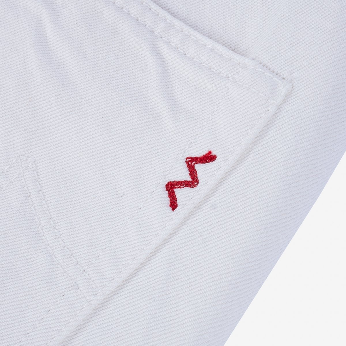 IH-555-WT 13.5oz Denim Super Slim Cut Jeans - White - 11