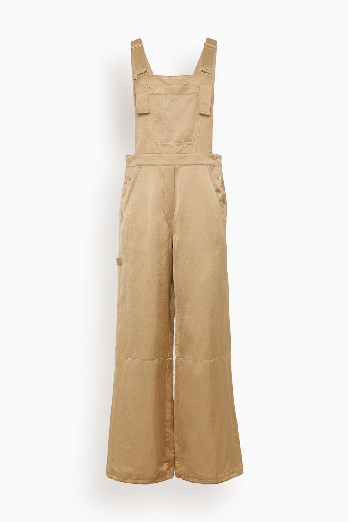 Slouchy Coolness Overall in Warm Beige - 1