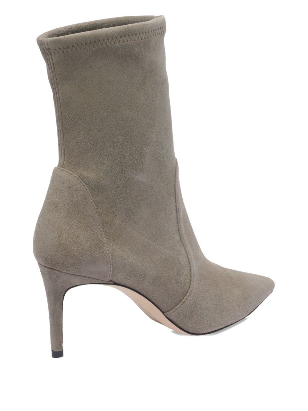 75mm suede heeled boots - 3