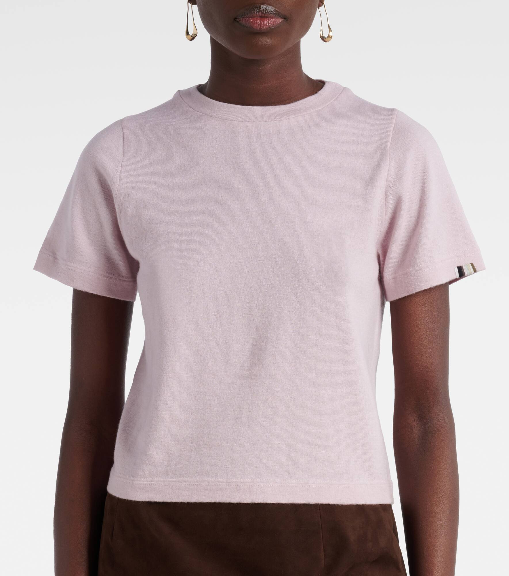 N°267 Tina cotton and cashmere T-shirt - 5