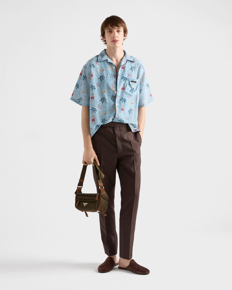 Prada Mohair and silk pants outlook