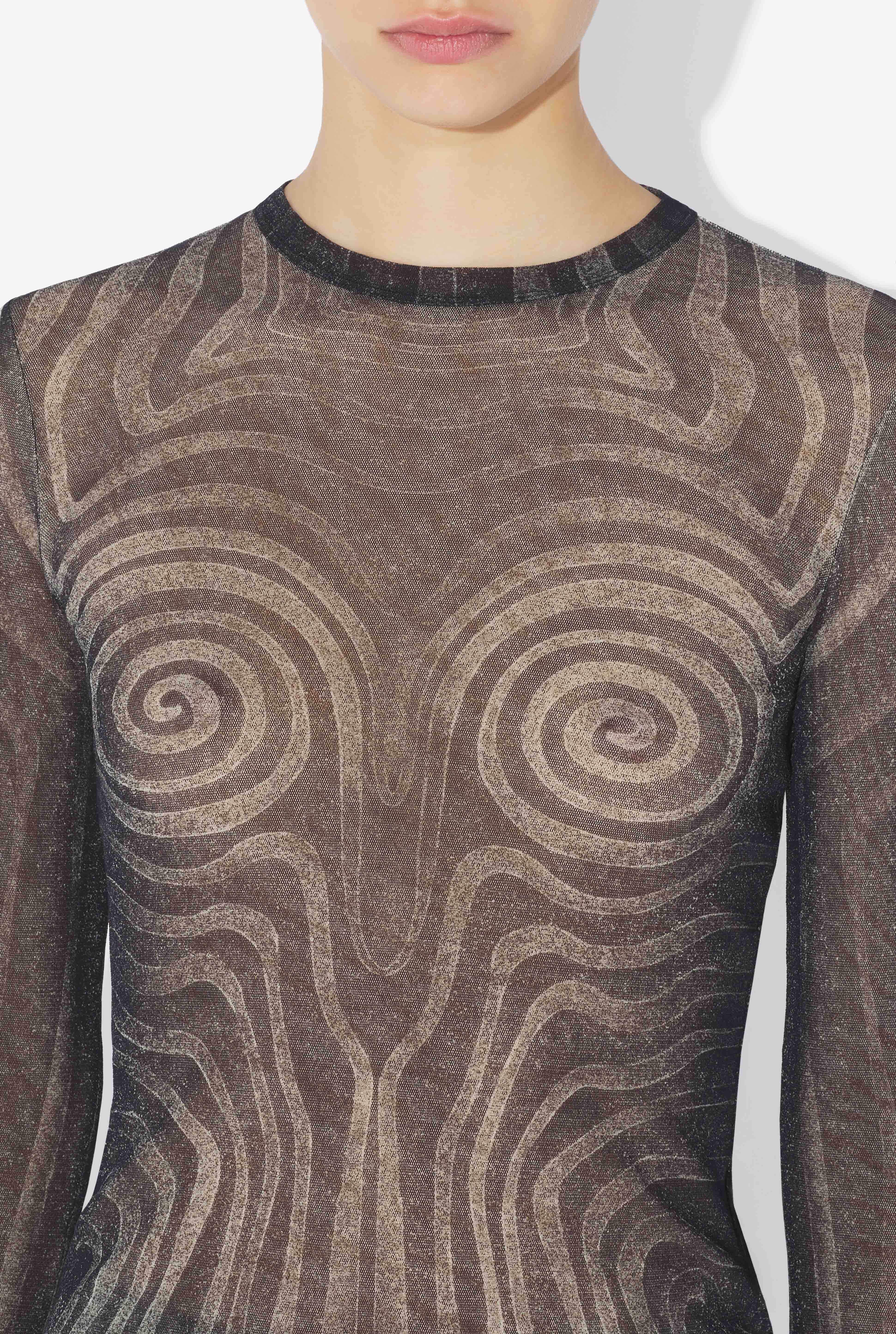 THE BLACK “SPIRALE” TOP - 4