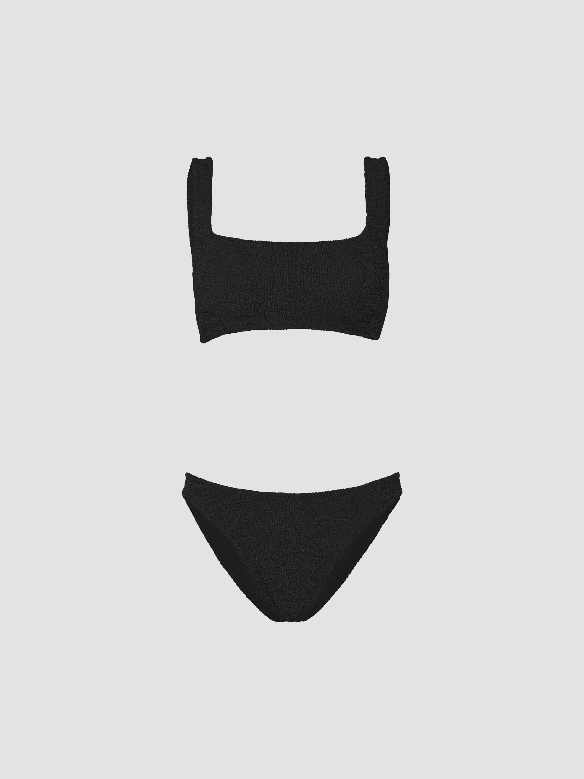 Women's Xandra Textured Bikini - Black - 1