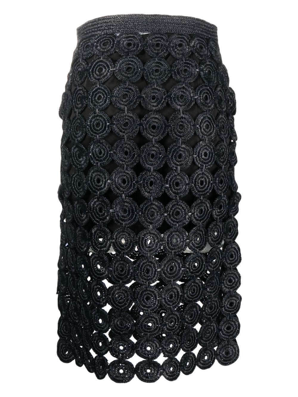 crochet-knit skirt - 2