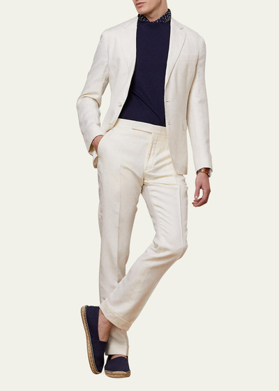 Ralph Lauren Men's Luxe Tussah Silk and Linen Trousers outlook