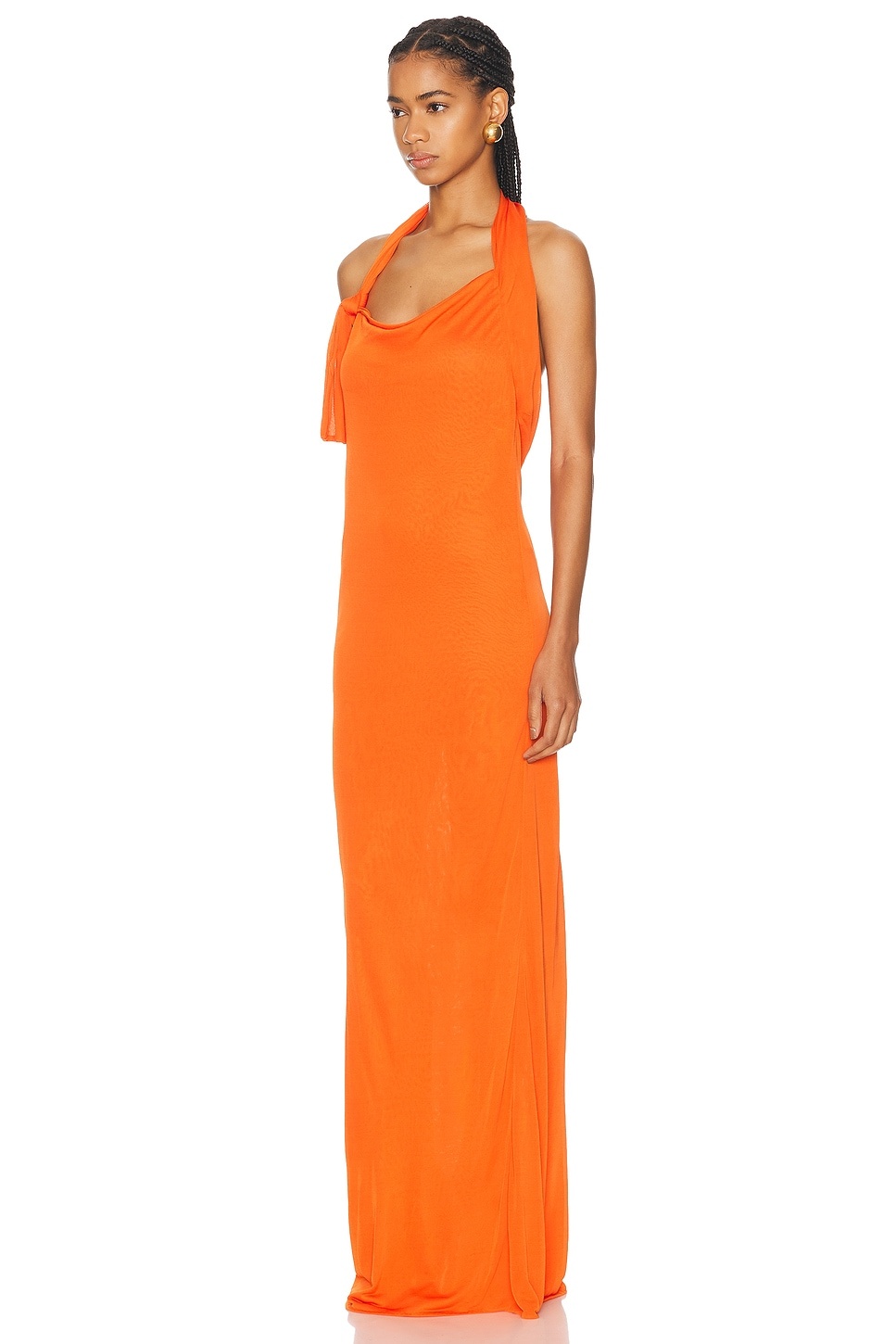 Jersey Halterneck Dress - 4