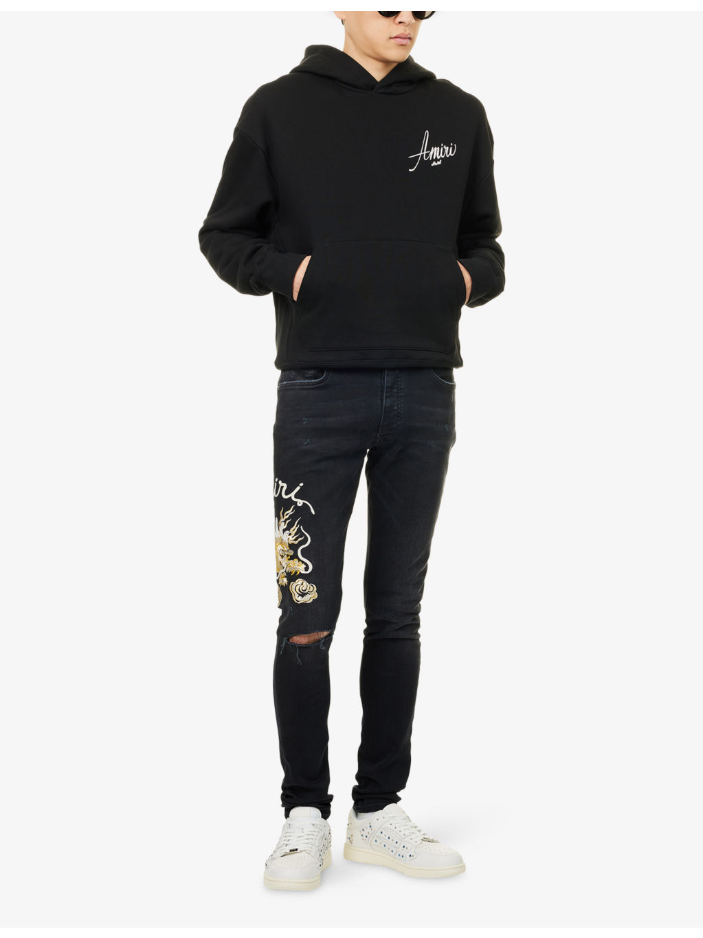 Crystal Relaxed-Fit Cotton-Jersey Hoodie - 2