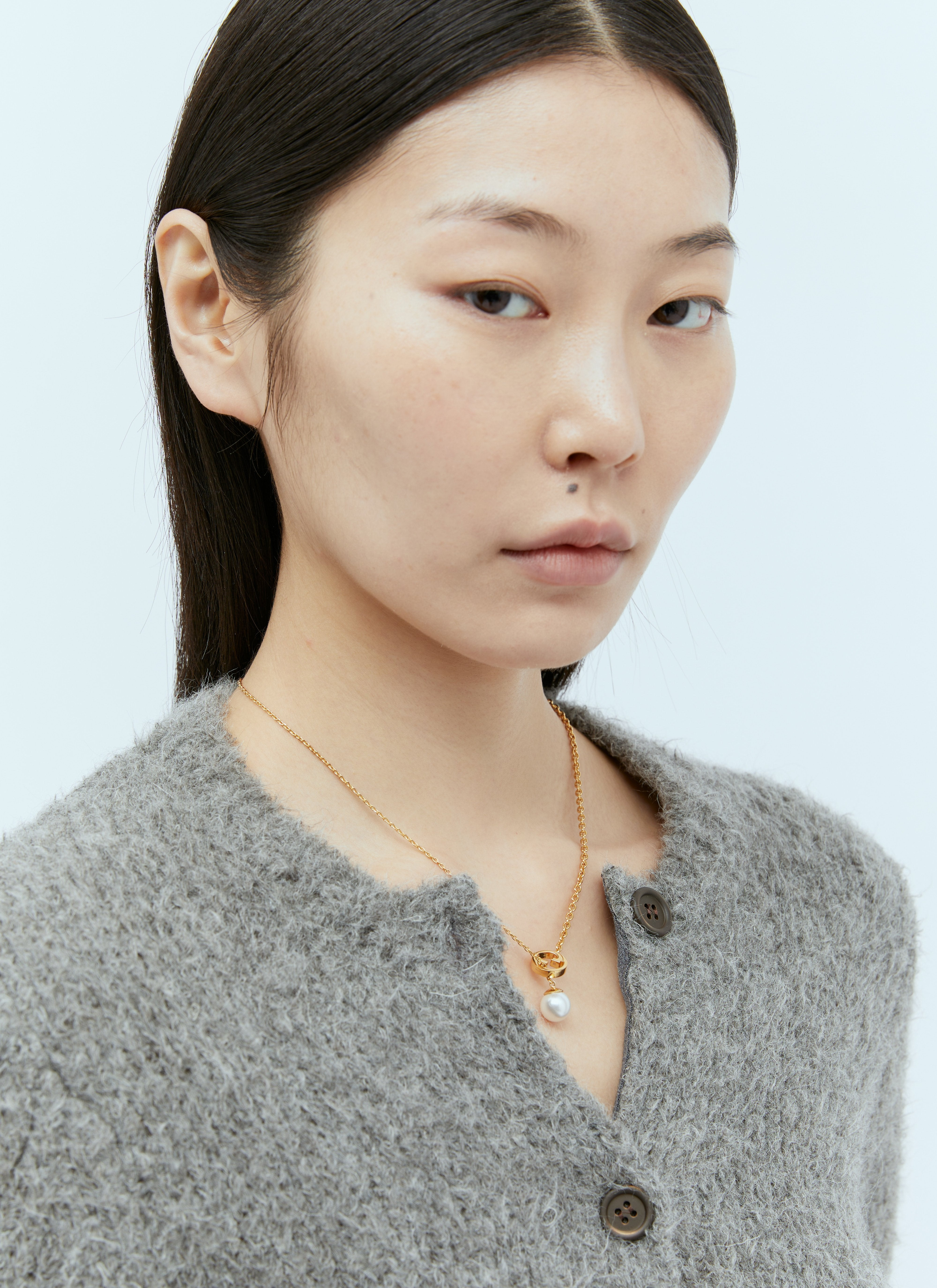 Gucci Women Blondie Pearl Drop Necklace - 3
