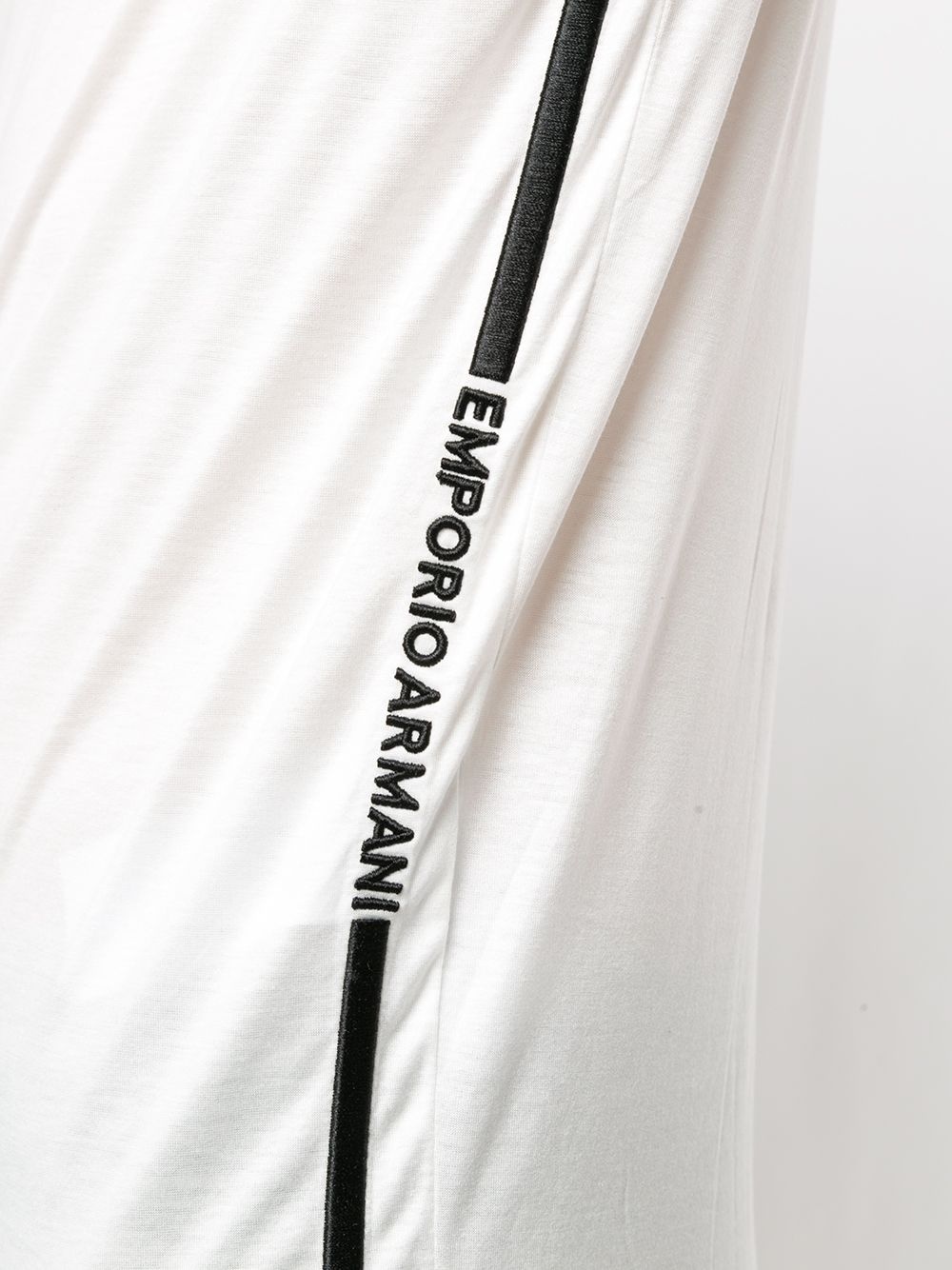 side logo print polo shirt - 5