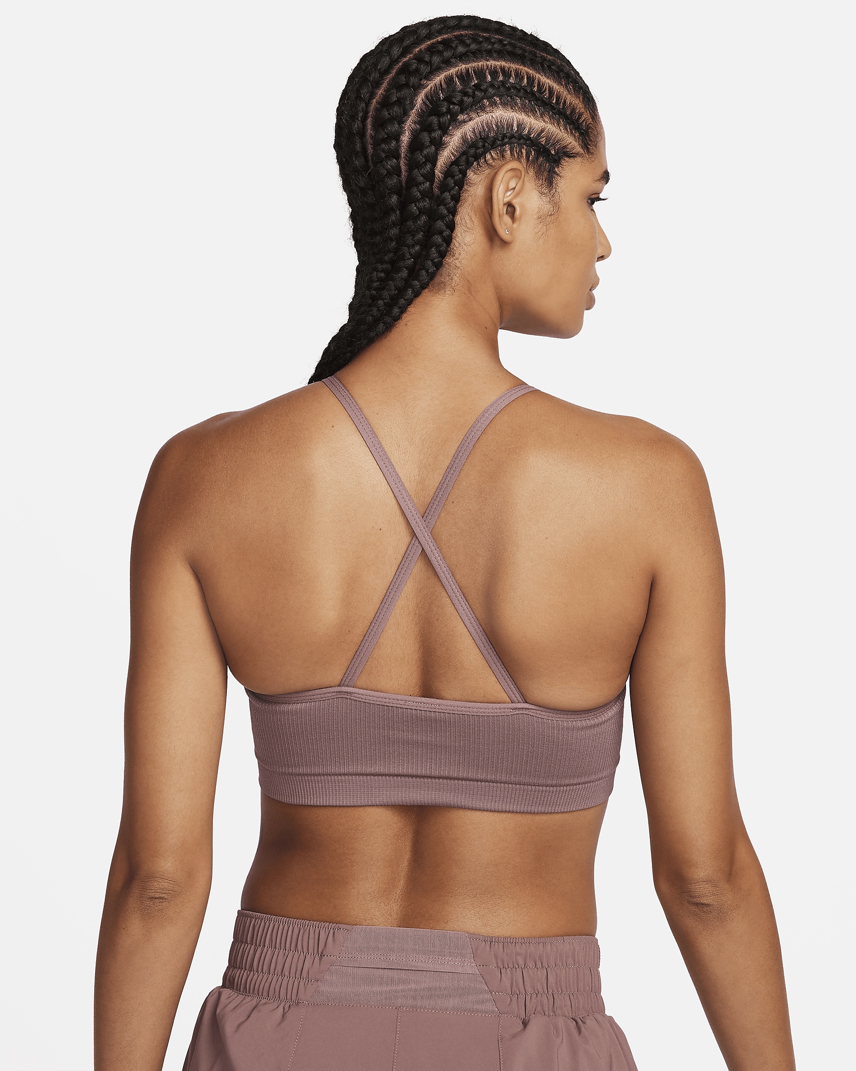 Nike Indy Seamless Ribbed Women's Light-Support Non-Padded Sports Bra - 2