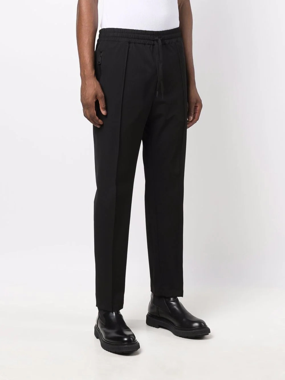 drawstring-waist trousers - 3