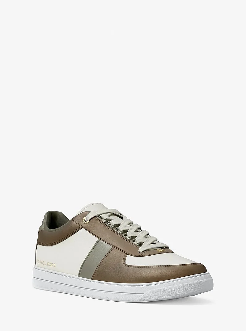 Brady Color-Block Leather Sneaker - 1