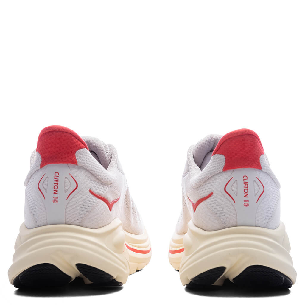 WOMEN'S CLIFTON 10 - STUCCO/CERISE - 4