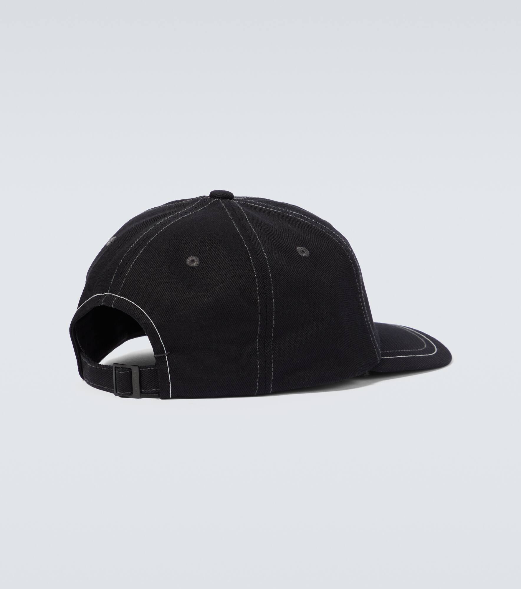 Logo cotton twill baseball cap - 2
