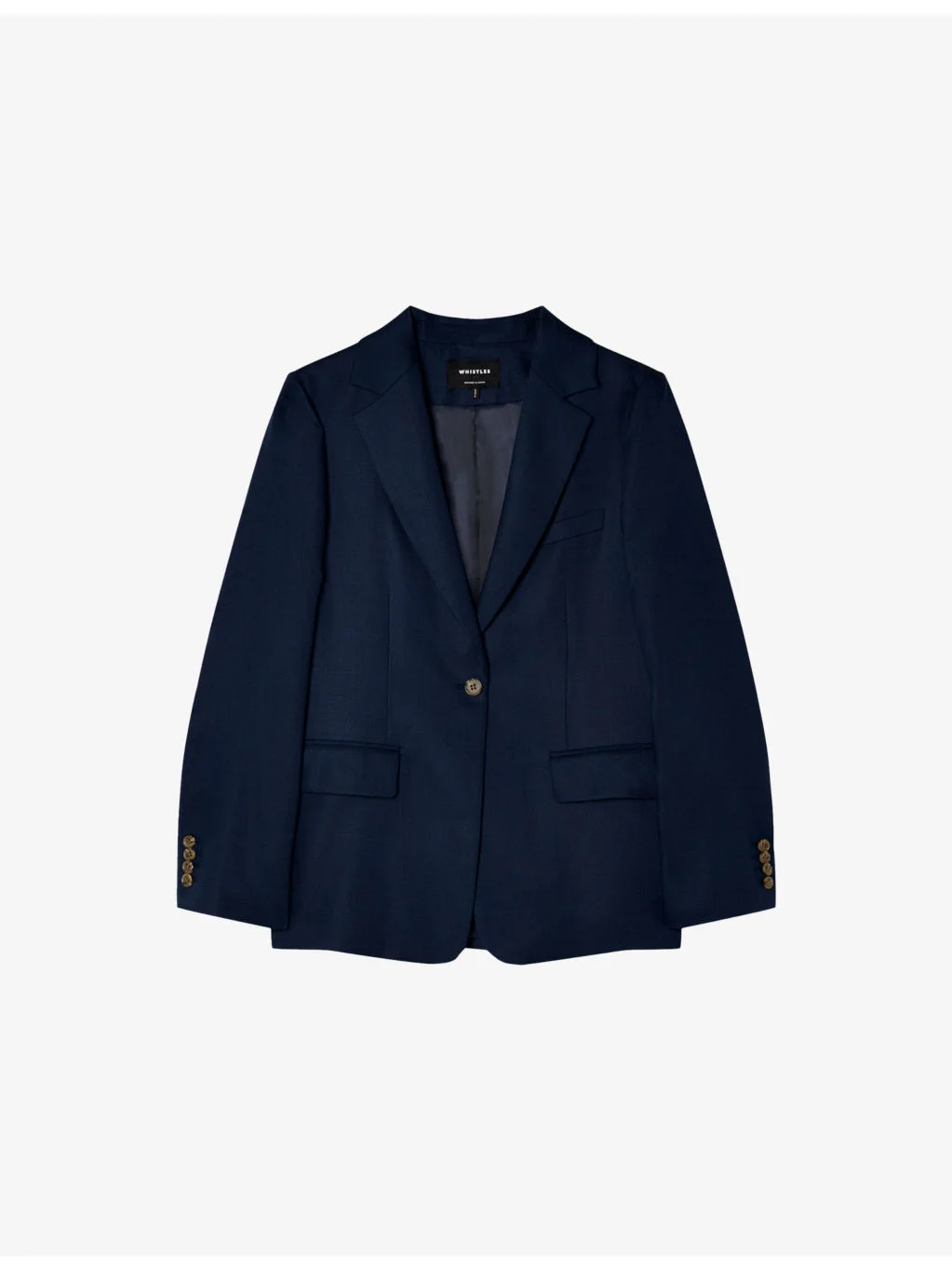 Hopsack Relaxed-Fit Woven Blazer - 1