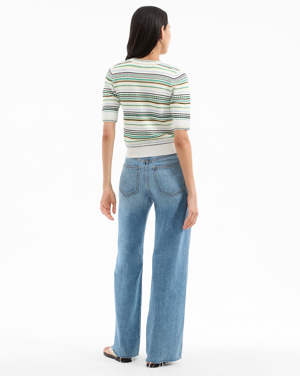 VARIA STRIPED CARDIGAN - 5