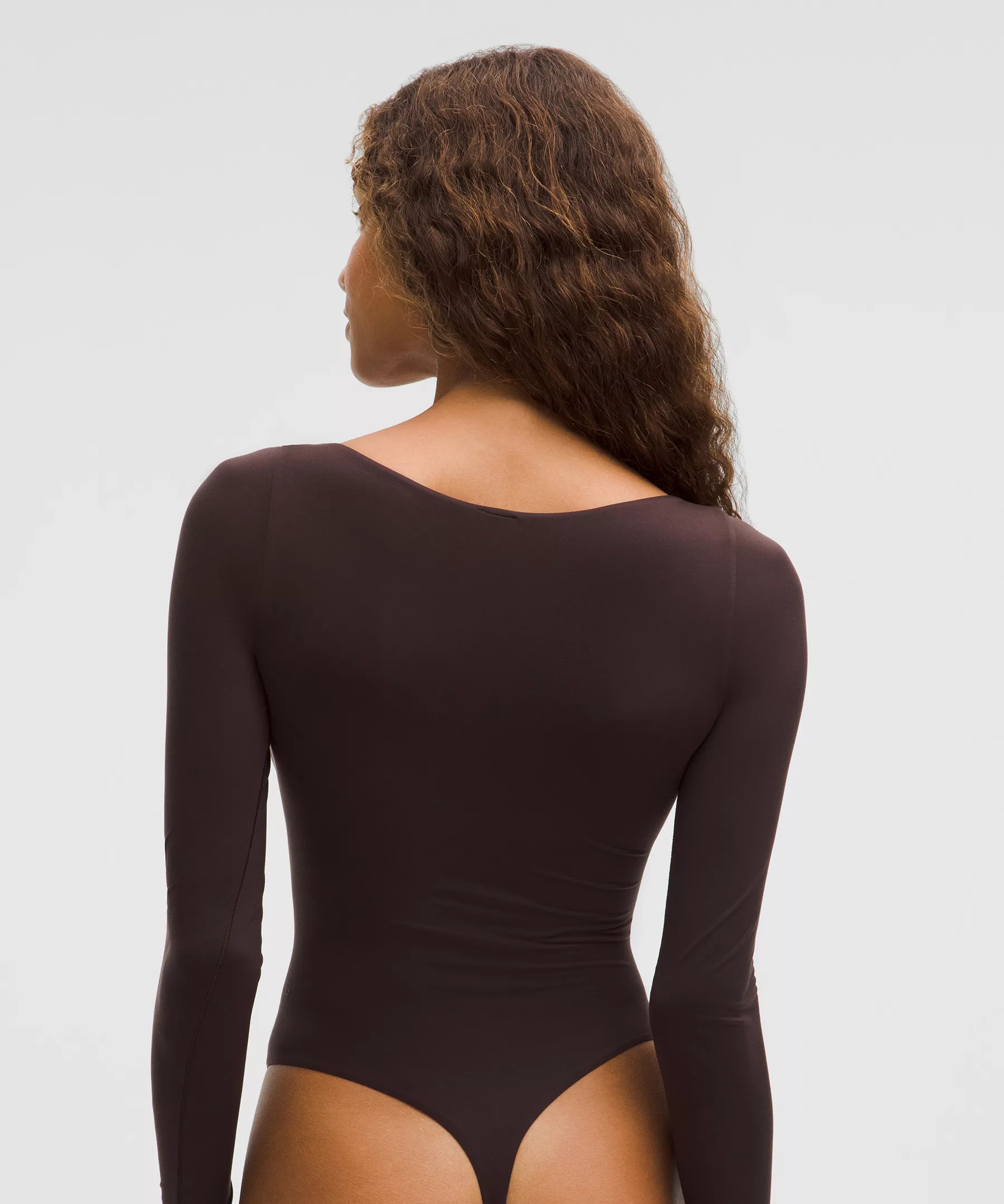 Wundermost Ultra-Soft Nulu Wrap-Front Long-Sleeve Bodysuit - 3
