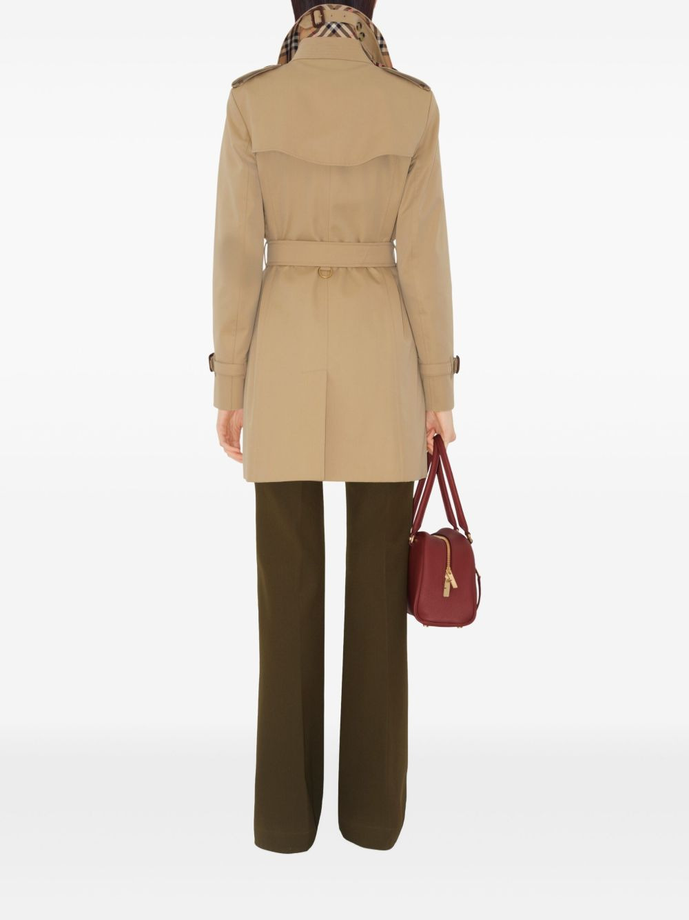 double-breasted trench coat - 4