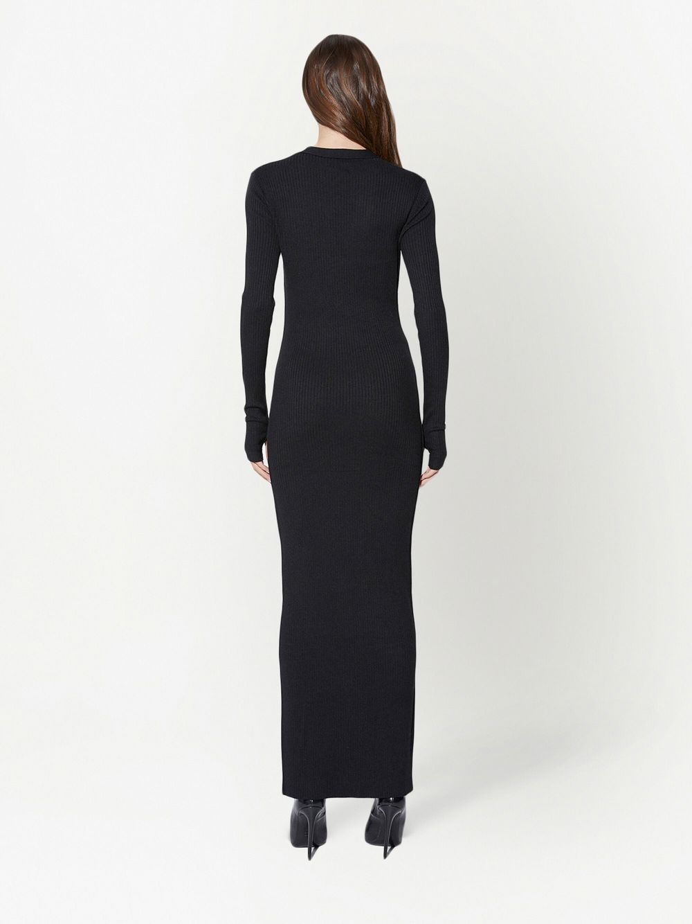 Denise long-sleeve midi dress - 4