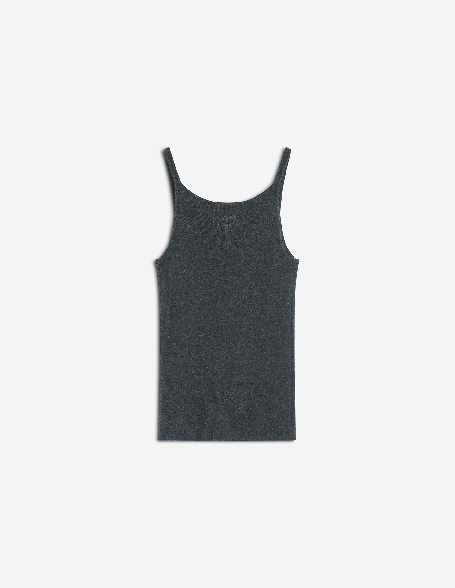 FINE RIB CASHMERE TANK TOP - 6