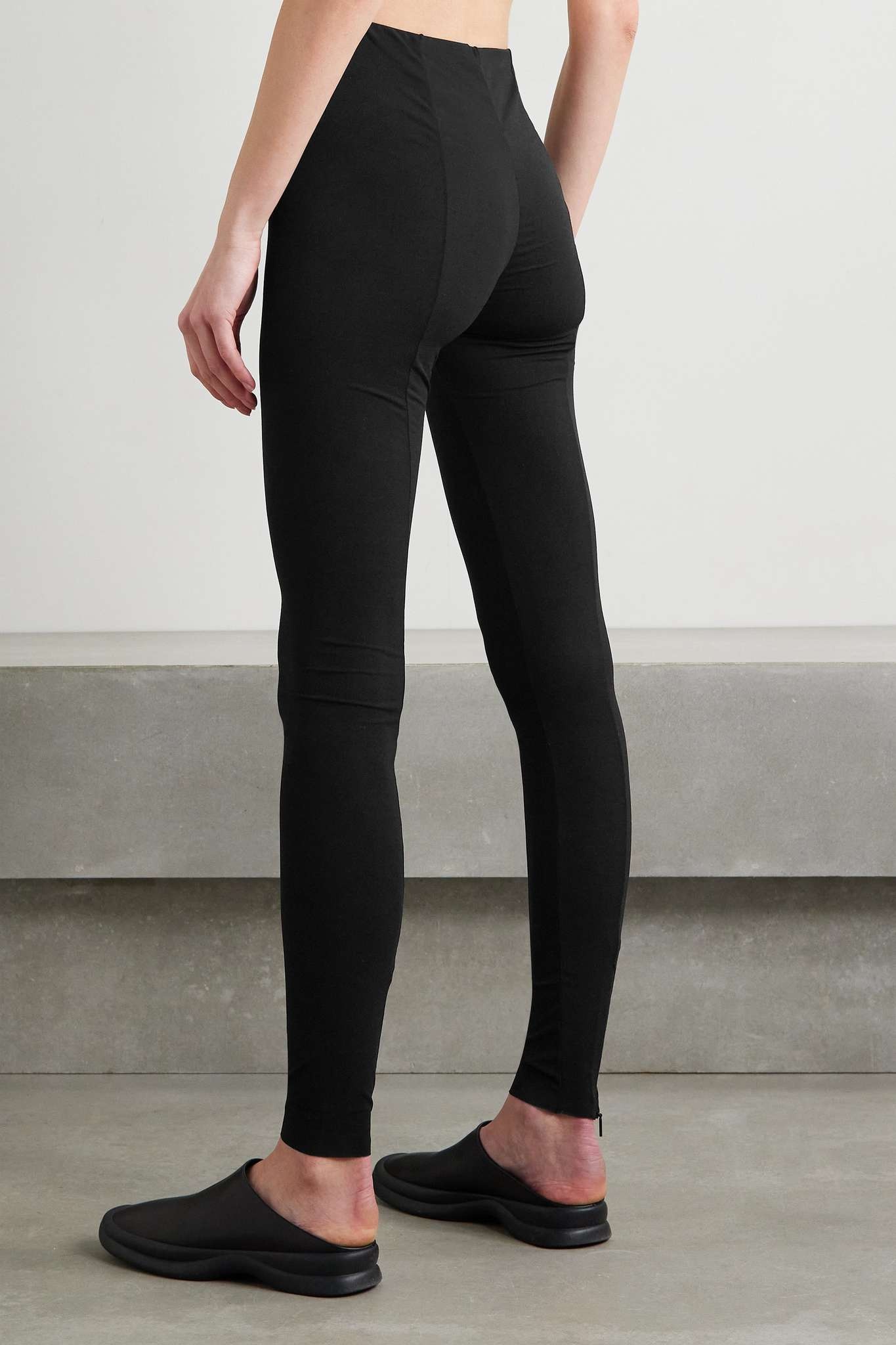 Fraidy stretch-silk jersey leggings - 4