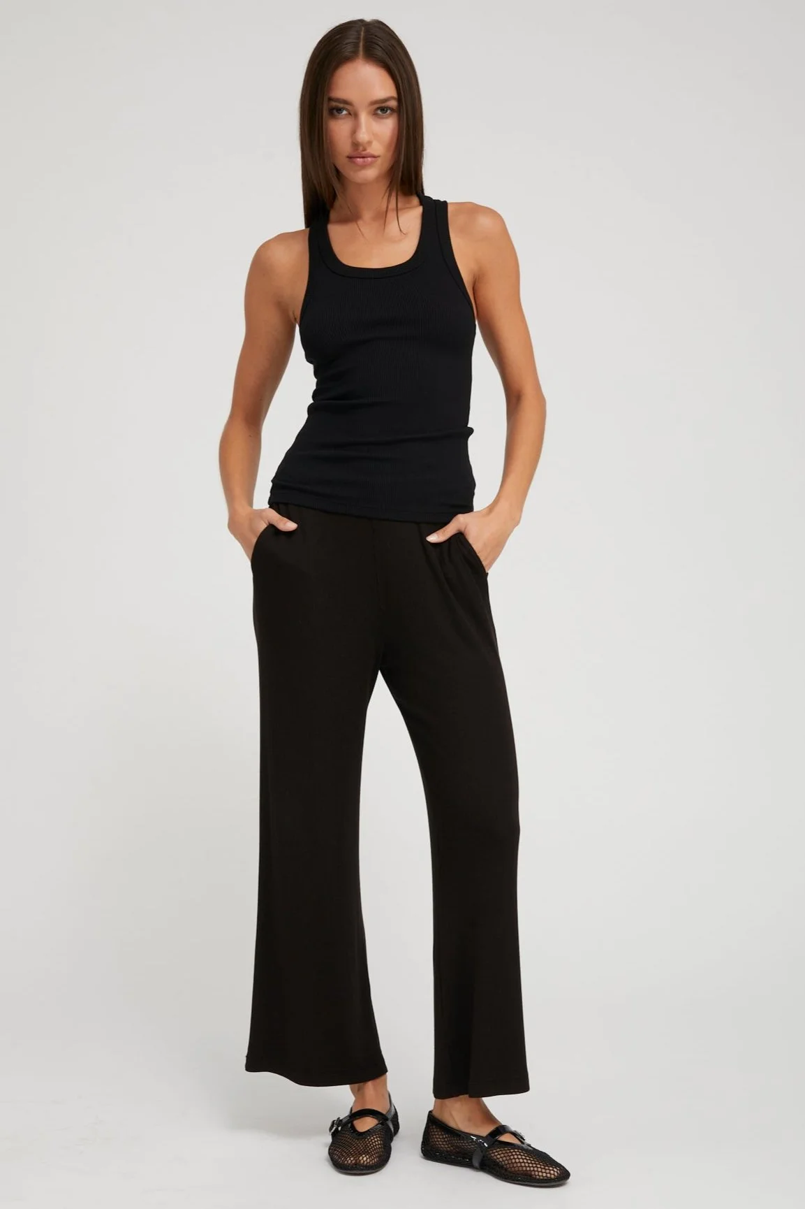 BLACK RIB CULOTTE - 1