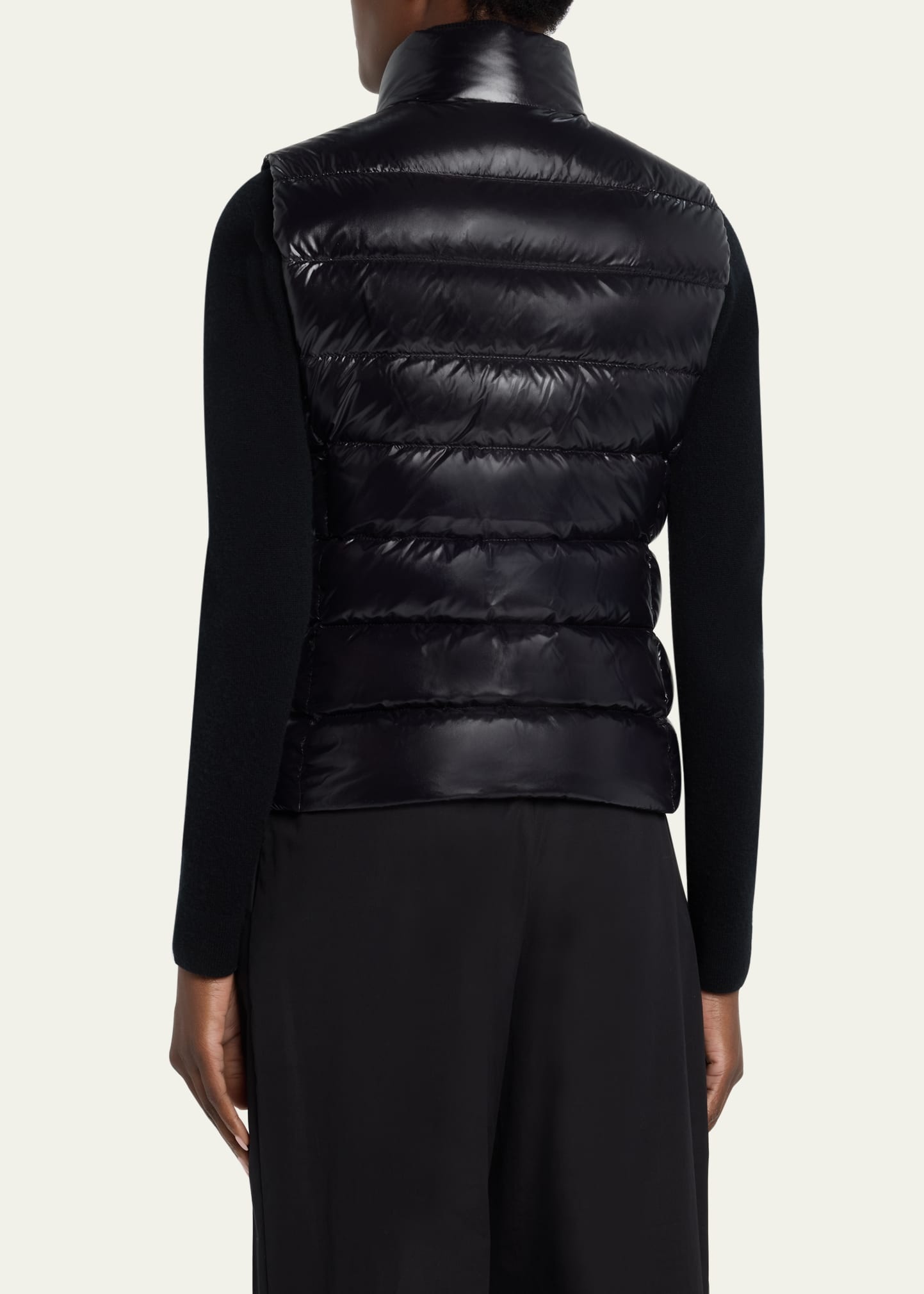 Ghany Shiny Quilted Puffer Vest - 3