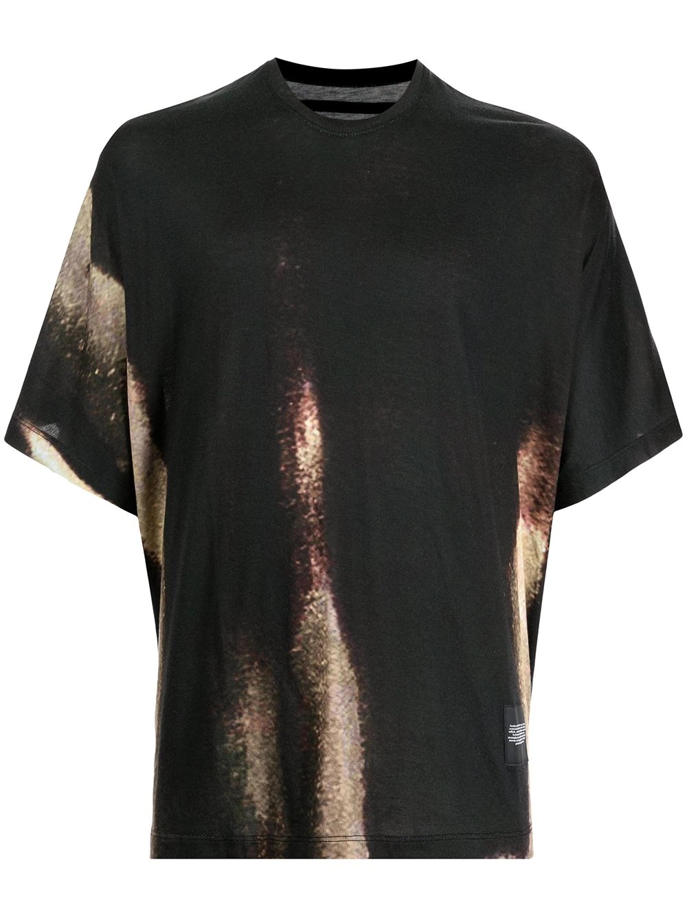 abstract-print T-shirt - 1