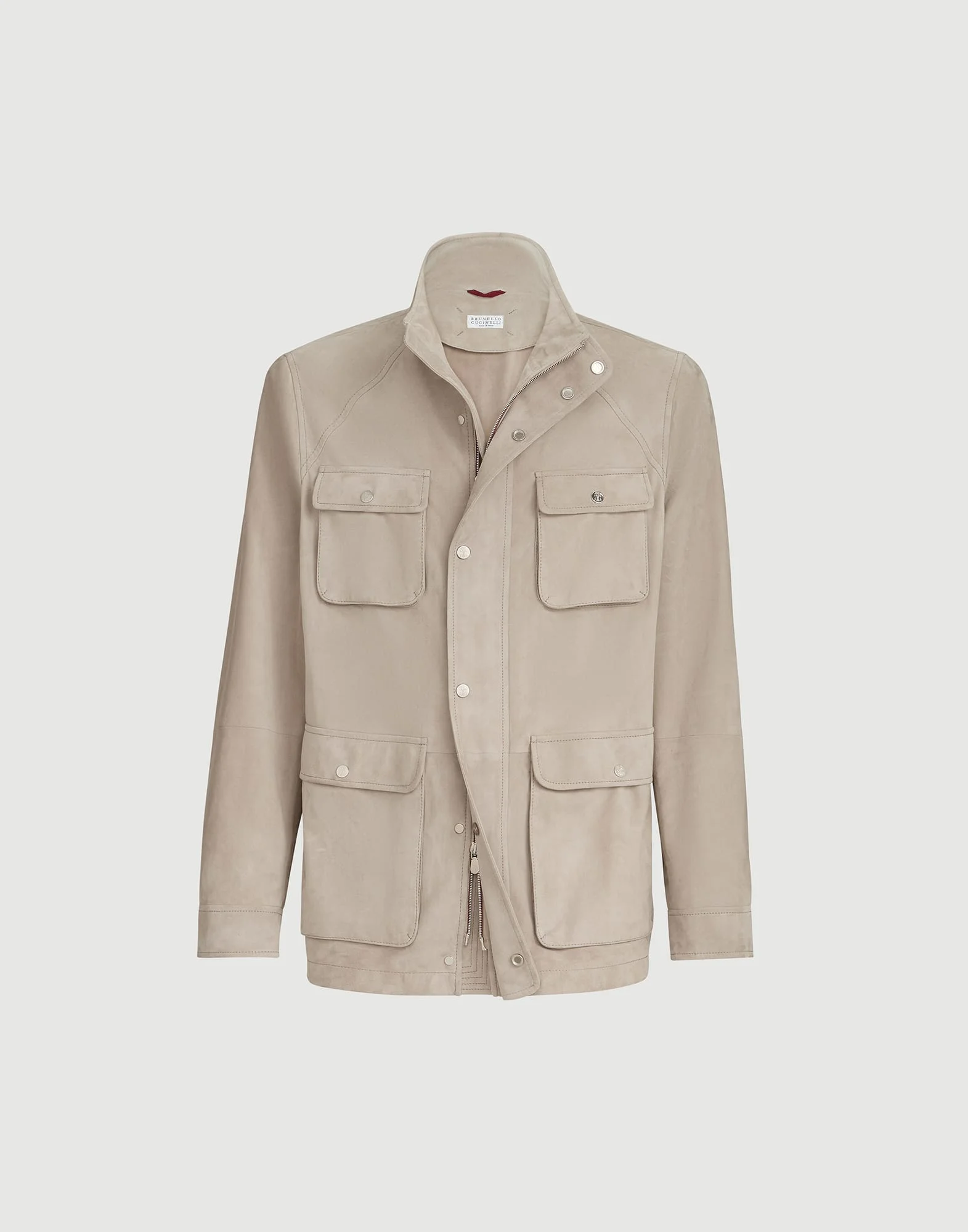 Suede unlined safari jacket - 1