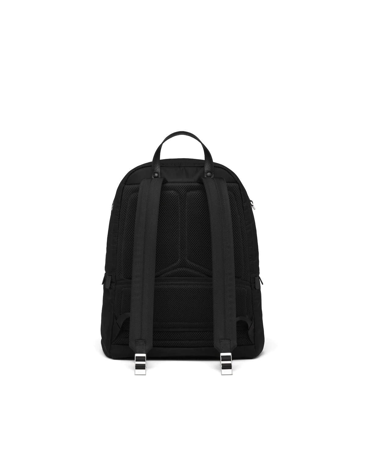 Re-Nylon and Saffiano leather backpack - 4