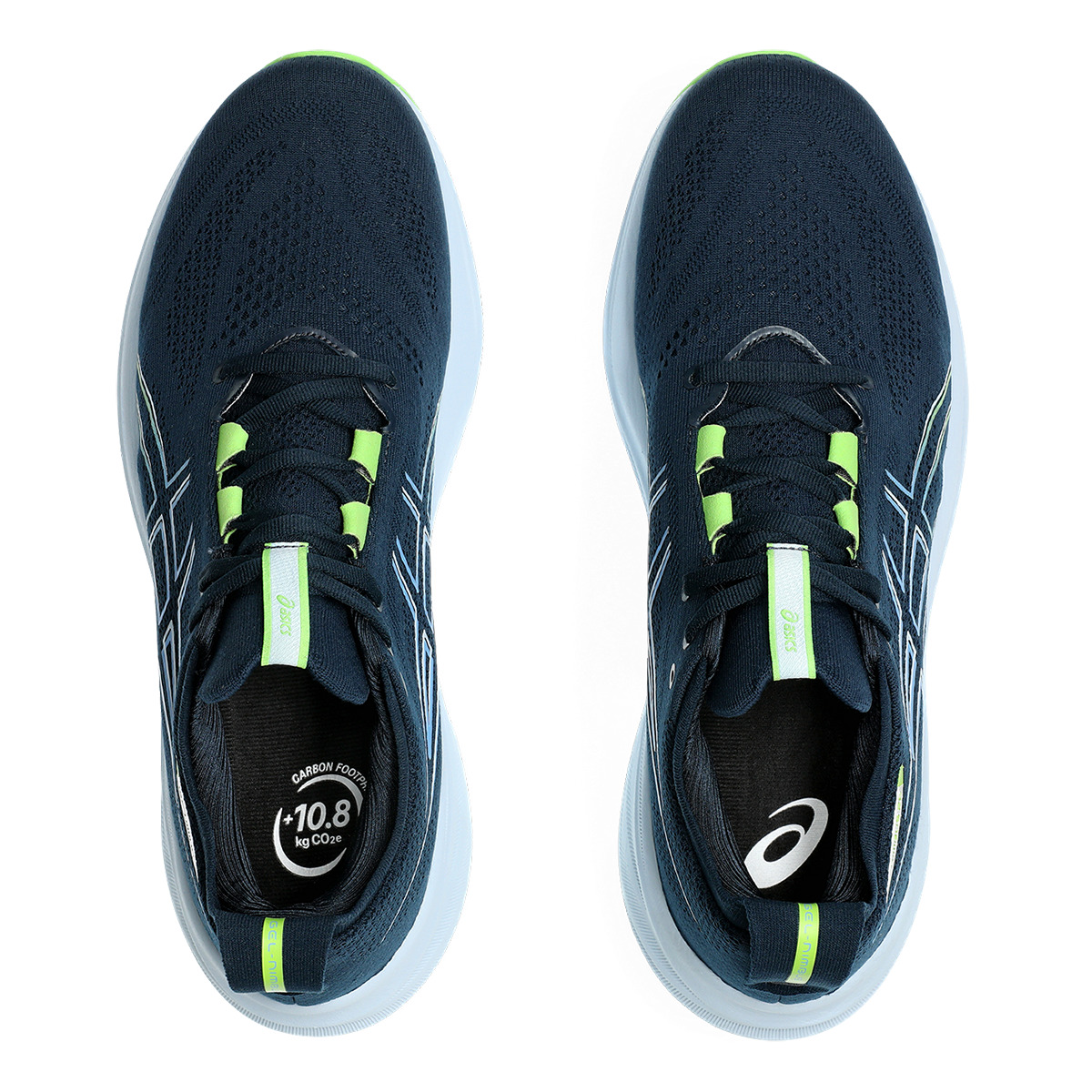Asics Gel Nimbus 26 - French Blue - Electric Lime - 3