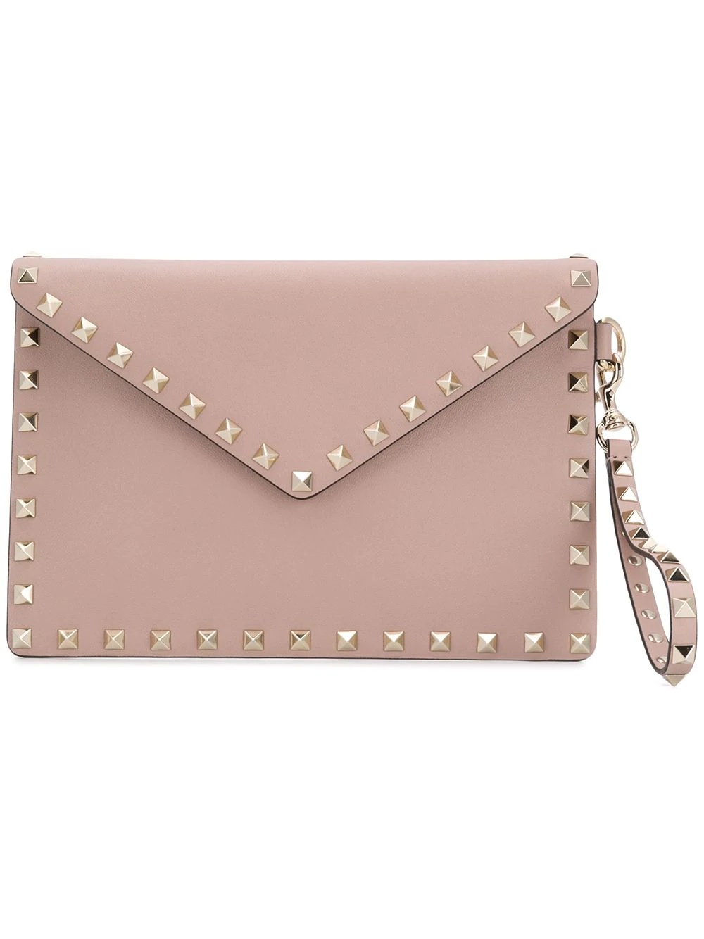 Rockstud medium flat pouch - 1