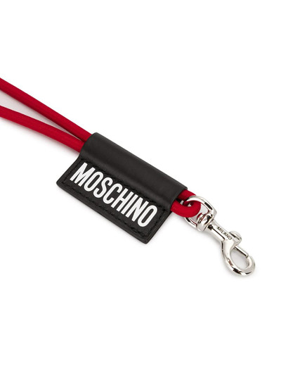 Moschino keyring neck strap outlook