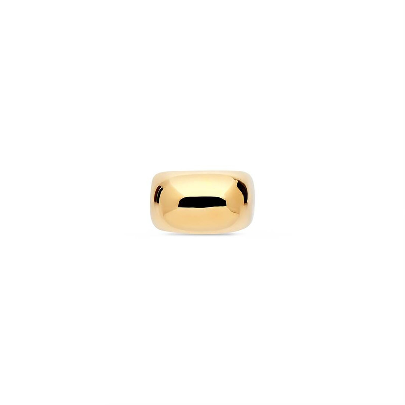 BALENCIAGA Women's Garde-robe Signet Ring  in Gold outlook
