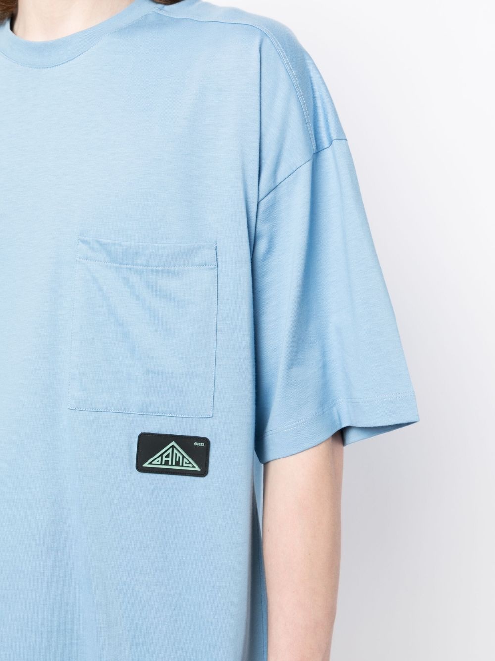 logo-patch organic-cotton T-shirt - 5