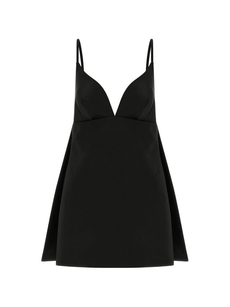 Duchesse V-neck mini dress 1