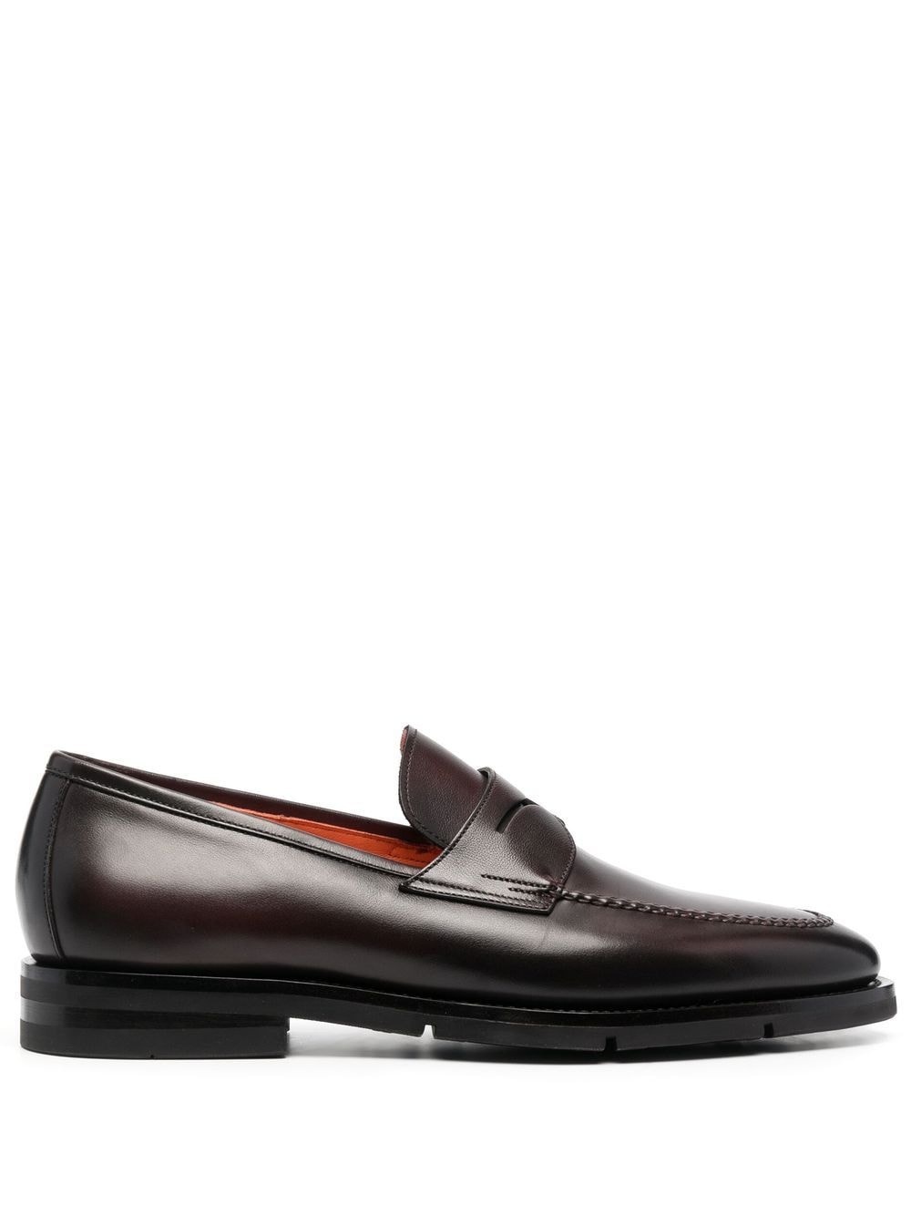 calf leather loafers - 2